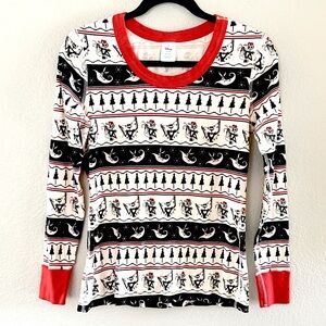Hanna Andersson Disney Nightmare Before Christmas Pajama Top Sz Small